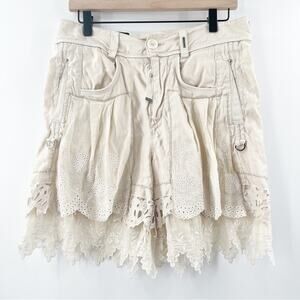 HIGH USE EVERYDAY COUTURE CLOTHING Shorts Size 27 Designer Luxury Embroidered
